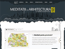 Tablet Screenshot of meditatii-arhitectura.ro